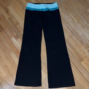 lululemon athletica Vintage Groove Pant 29” - Black with Green